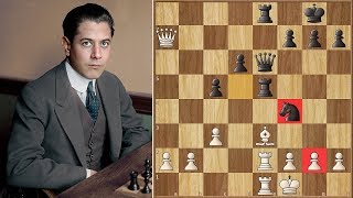 The Lazy Cuban  Alekhine vs Capablanca  St Petersburg 1914 [upl. by Elysee511]