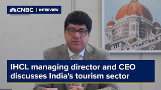 IHCL managing director and CEO discusses Indias tourism sector [upl. by Accemahs]