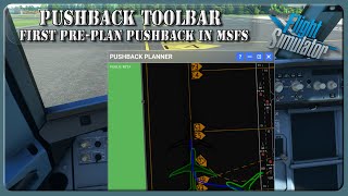 Toolbar Pushback  Addon  MSFS2020 [upl. by Norene]