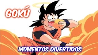 Los Momentos Más Divertidos de Gokú  Español Latino [upl. by Einhpets]