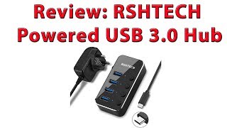 Review RSHTECH Powered USB 30 Hub [upl. by Marquardt]