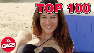 Top 100 Pranks OF ALL TIME  Just For Laughs Gags LIVE [upl. by Tita]