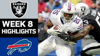 Raiders vs Bills  NFL Week 8 Game Highlights [upl. by Dorwin241]