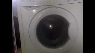 Indesit Washing Machine Program 3 1400rpm displaying error code [upl. by Tandie993]