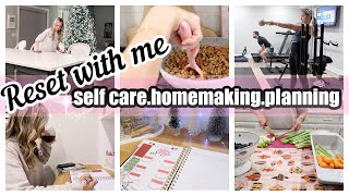 NEW RESET WITH ME HOMEMAKING SELF CARE AND PLANNING TIFFANI BEASTON HOMEMAKING COOK CLEAN PLAN [upl. by Rolando782]