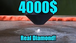 Crushing Real Diamond with Hydraulic Press [upl. by Jillie190]