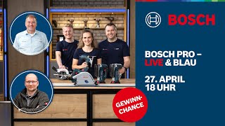 Bosch PRO – Live amp Blau 18VStichsägen und Handkreissägen [upl. by Naut]