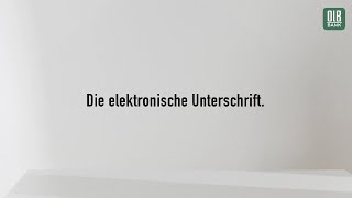 Die OLB erklärt Elektronische Unterschrift bei Kontoeröffnung [upl. by Aldwon109]