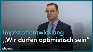 Impfstoffverteilung Pressekonferenz mit Jens Spahn [upl. by Kcirre297]