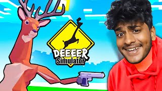 Deer simulator 🤣I became a deer gameplay part1On vtg [upl. by Shirleen792]