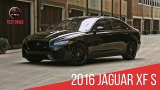 2016 Jaguar XF S Test Drive [upl. by Yobybab]