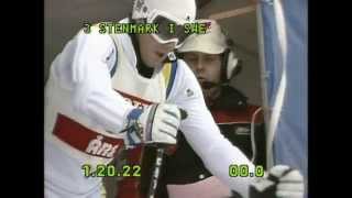 G Slalom WCup Are 1981 part2 Стенмарк [upl. by Fryd]