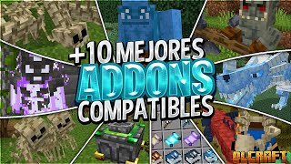 😯10 MEJORES ADDONS COMPATIBLES para MINECRAFT 120  12062 BedrockPE DLCRAFT ADDONPACK [upl. by Celka]