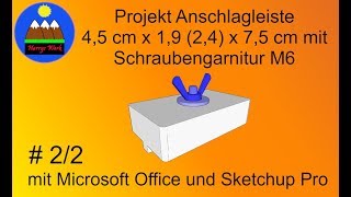 Anschlagleiste für den Arbeitstisch 2 [upl. by Yatnuhs]