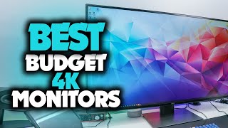 Best Budget 4K Monitor in 2023 TOP 5 Cheap Picks [upl. by Gable624]