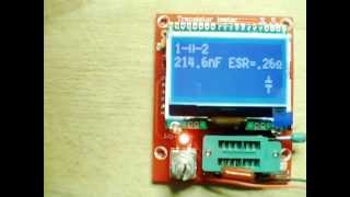 Transistor tester kit M328 calibration [upl. by Eocsor337]