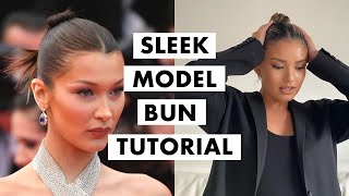 Sleek Bun Tutorial  How To [upl. by Adelaida515]