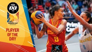 Paula Palomares  Player of the Day  FIBA 3x3 Europe Cup 2018 [upl. by Adnomal619]