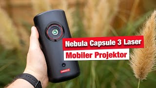 Nebula Capsule 3 Laser  mobiler Projektor mit Android 11 TV [upl. by Fulvia]