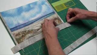 How to make a quilt binding with butted corners [upl. by Haisi]