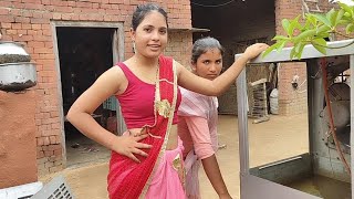 साड़ी पहन कर कैसी लग रही हूं  SUHANA RECORDS OFFICIAL  dailyvlog vlog [upl. by Jeanette]