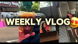 Weekly Vlog  Beauty Supply Goodies  Walmart  Chill Vibes [upl. by Malita]