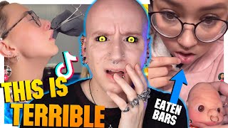 Professional Piercer Went HORRIBLY WRONG  TikTok Piercing Fails  Roly Reacts [upl. by Christoph863]