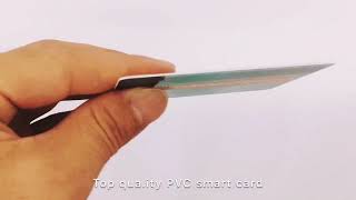 RFID Card Durable PVC Card Custom Color Craftwork [upl. by Hsirk87]