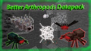 Better Arthropods v20 Mod Datapack Update  Minecraft [upl. by Thanh864]