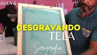 Aula 6 COMO DESGRAVAR TELA [upl. by Jaquenetta]