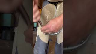 tiktokfarrier fyp equestrian horse farrier hoofcare satisfying asmr therazure [upl. by Elsworth301]