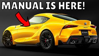 The 2022 Toyota Supra Is FINALLY Coming In a Manual [upl. by Thacker]