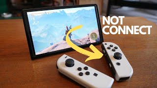 HOW TO FIX JOYCON NOT DETECED BY NINTENDO SWITCH OLED IN HANDHELD MODE [upl. by Evvy]