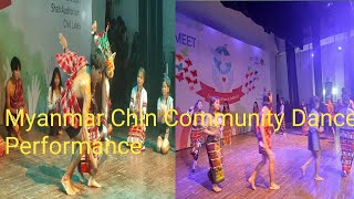 Myanmar Chin Community Dance Performance [upl. by Orgalim]