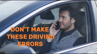 Top Driver Errors Avoid These Mistakes driving drivers drivingtips [upl. by Eittap534]