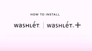 How to Install a TOTO WASHLET and WASHLET [upl. by Rene558]