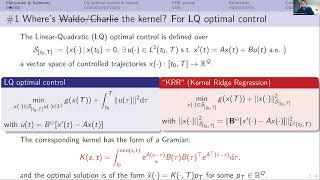 PC Aubin The reproducing kernels underlying LQ control and Kalman filtering and their duality [upl. by Oirifrop]