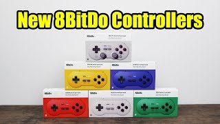 New 8BitDo SN30 And SN30 Pro Controllers  Quick Look and Test [upl. by Eirrod]