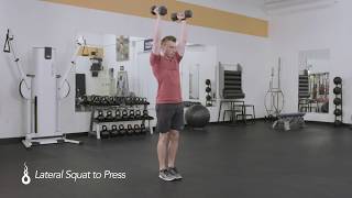 Lateral Squat to Press [upl. by Tamaru731]