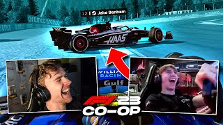 SPRINT RACE DESCENDS INTO CHAOS  F1 23 CoOp Career 10 [upl. by Fassold96]