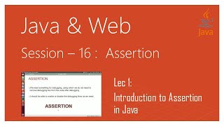 Assertion  assert Statement  in Java  1  Introduction to Assertion in Java [upl. by Fulviah]