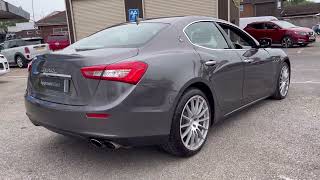 2016 16 Plate Maserati Ghibli 30 V6 S 410 BHP Finished in Grigio Metallic with Leather trim [upl. by Bobbi]