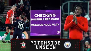 PITCHSIDE UNSEEN Southampton 11 Manchester City  Premier League [upl. by Stevana]