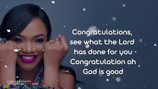 Ada Ehi ft Buchi Congratulations Lyrics Video360p [upl. by Anoif]