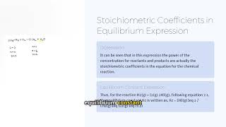 73 Chemical Equilibrium and the Law of Mass Action [upl. by Fullerton323]