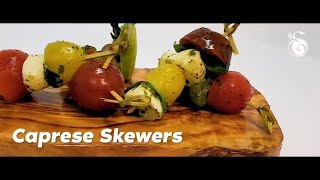 Tomato Bocconcini Skewers  Easy Platters [upl. by Namrak]