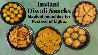 Diwali Snacks Recipes  Instant Diwali Snacks  Diwali Snacks [upl. by Gerek]