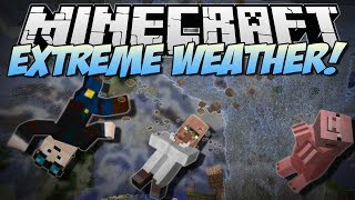 Minecraft  EXTREME WEATHER Tornadoes Giant Waves amp More  Mod Showcase [upl. by Eberto414]