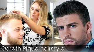 Scandinavian Gerard Piqué hairstyle  Mens hairstyle with beard I Slikhaar TV By Vilain Gold Digger [upl. by Magas]