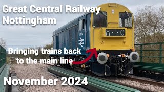 Great Central Railway Nottingham  news update November 2024 [upl. by Asillem]